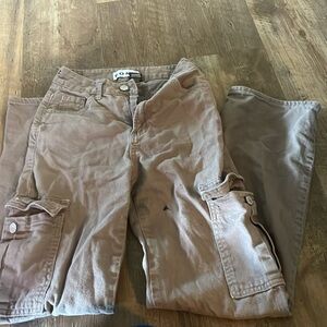 Brown cargo jeans